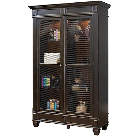 Bookcase with 6 Shelves and 2 Doors